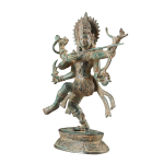 Indonesian Bronze Dancing Lord Rama Vintage Sculpture 10 Inch - Premium Antique Art | Jaipurio